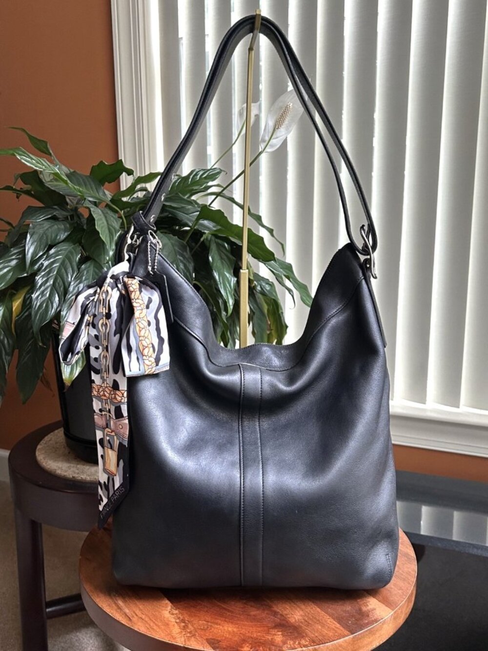 COACH Legacy Slim Hobo Bag, Black